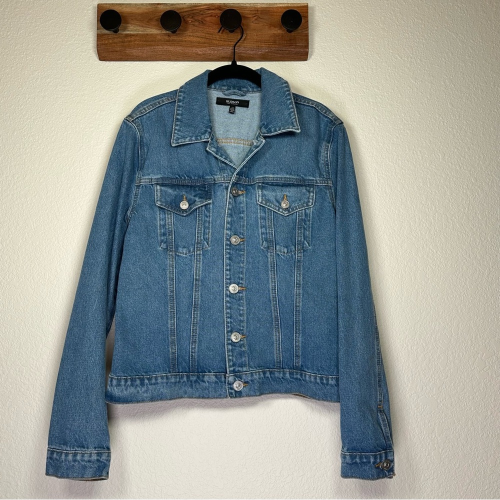 Hudson Jeans Trucker Jean‎ Jacket Cotton L/XL - Picture 13 of 16